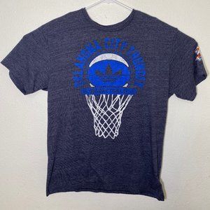 Oklahoma City Thunder Mens XL Blue Adidas T Shirt